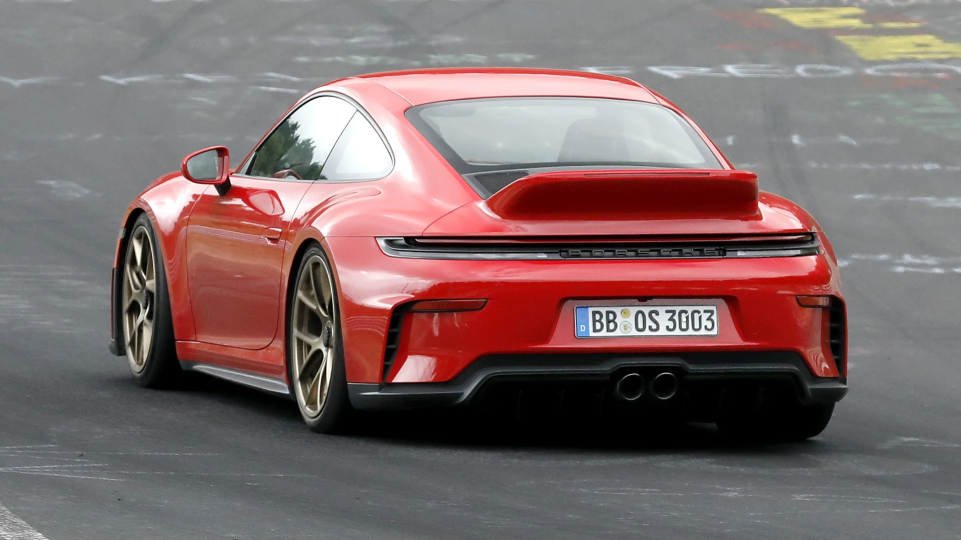 Porsche 911 GT3 Ducktail spies