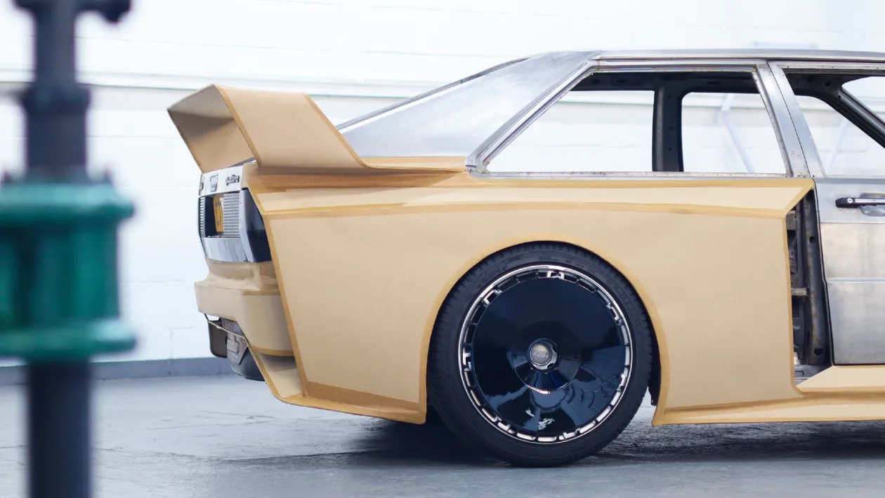 Audacious IV Audi Quattro restomod side