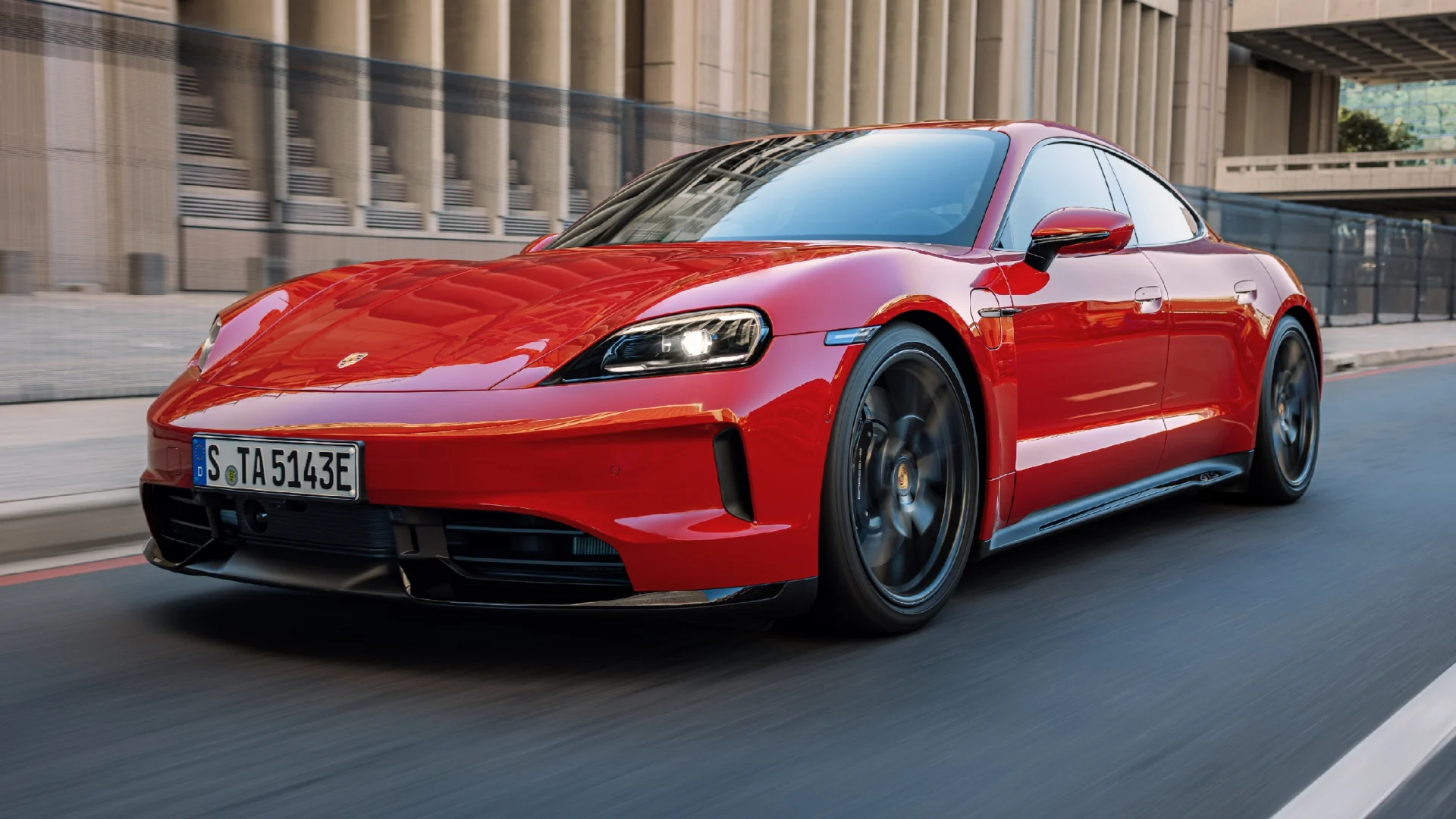 Porsche Taycan E-Shift front